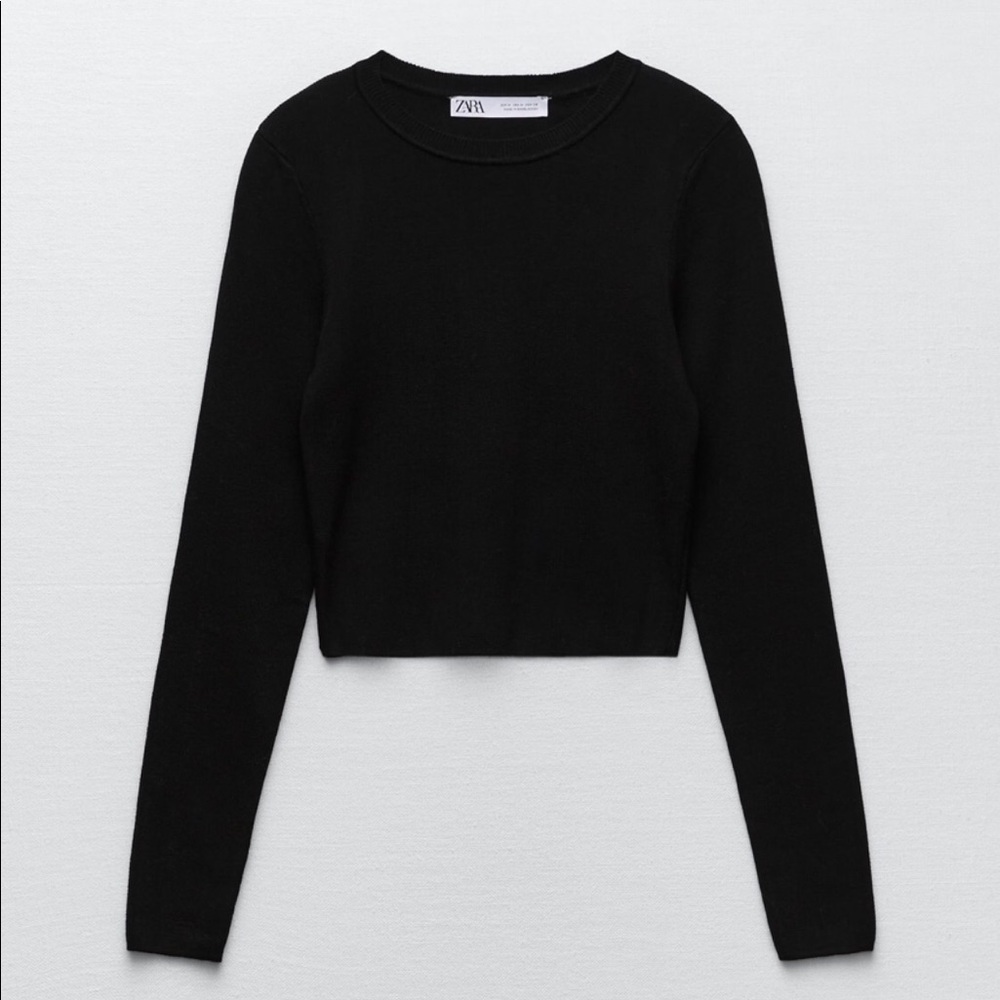 Zara ribbed knit sweater
